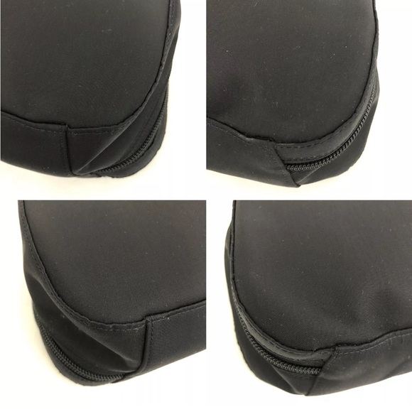 GIANNI VERSACE Medusa Nylon/leather Hand Bag Black - Picture 5 of 10